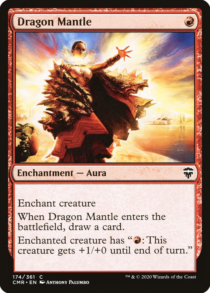 MTG Card Title: Dragon Mantle CMR/174
