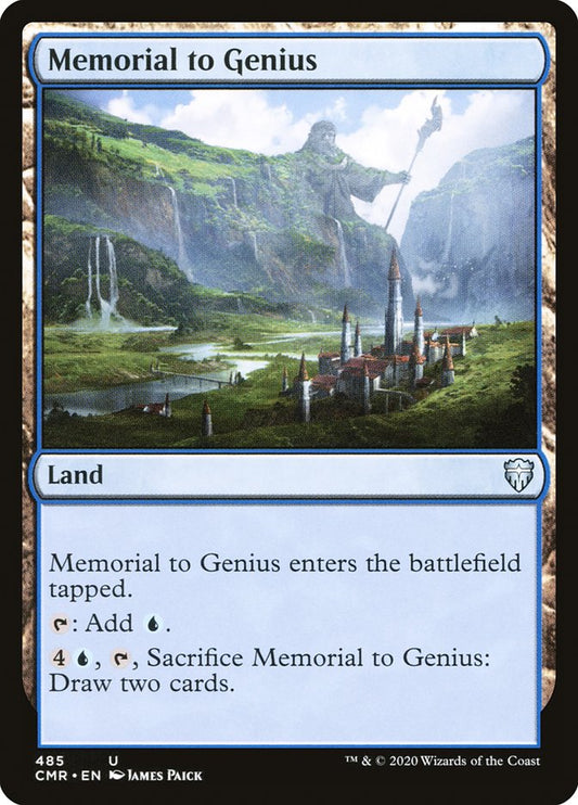 MTG Card Title: Memorial to Genius CMR/485
