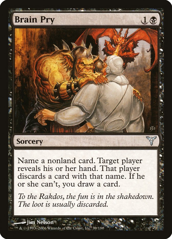 MTG Card Title: Brain Pry DIS/39