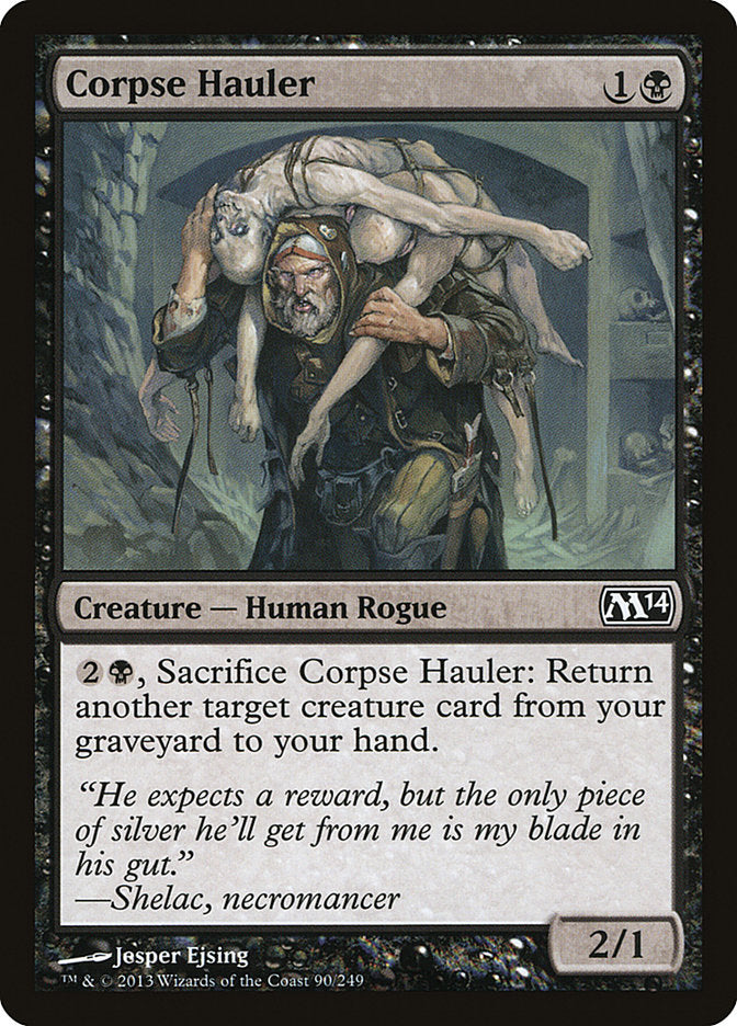 MTG Card Title: Corpse Hauler M14/90