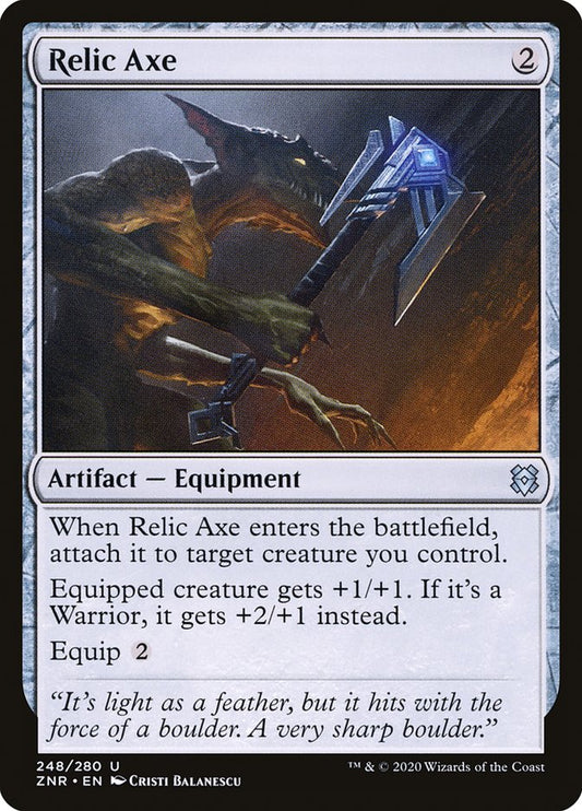 MTG Card Title: Relic Axe ZNR/248