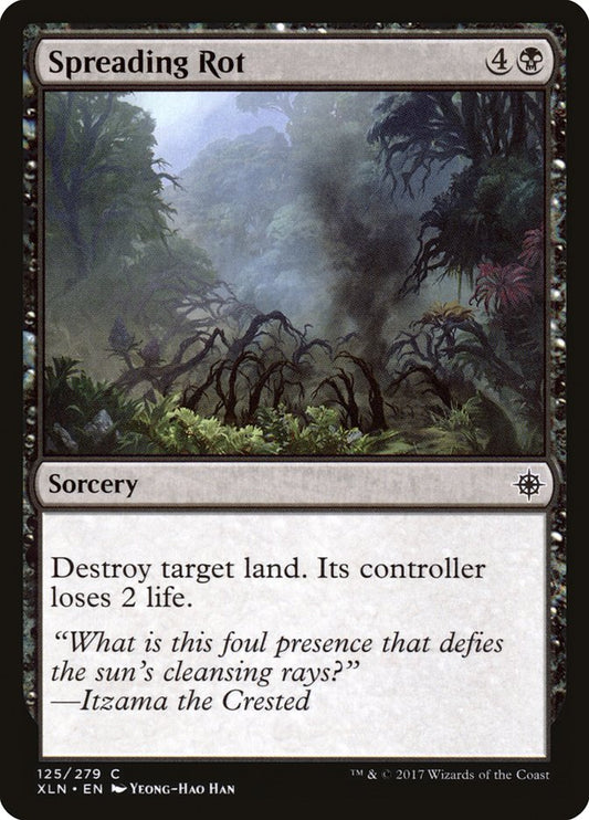 MTG Card Title: Spreading Rot XLN/125