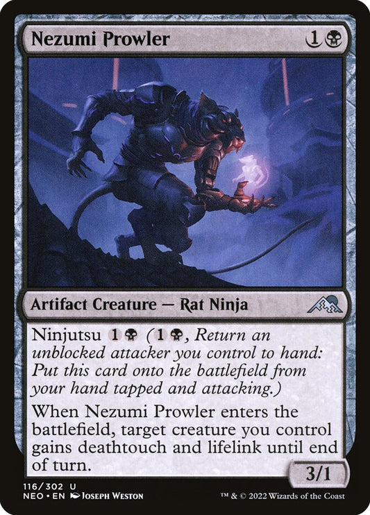 MTG Card Title: Nezumi Prowler NEO/116