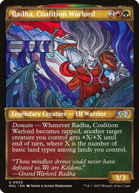 MTG Card Title: Radha, Coalition Warlord MUL/55