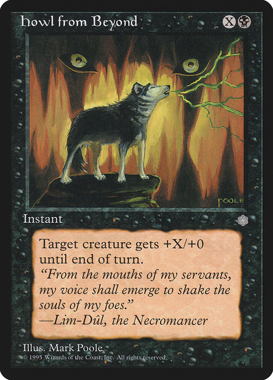 MTG Card Title: Howl from Beyond ICE/132