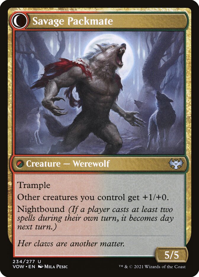 Child of the Pack // Savage Packmate VOW/234