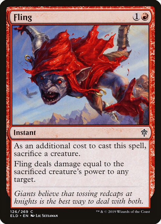 MTG Card Title: Fling ELD/126
