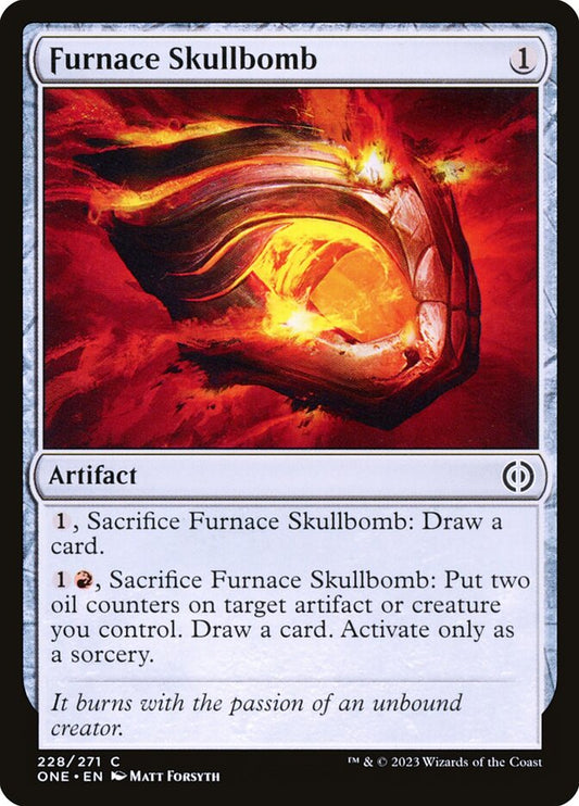 MTG Card Title: Furnace Skullbomb ONE/228