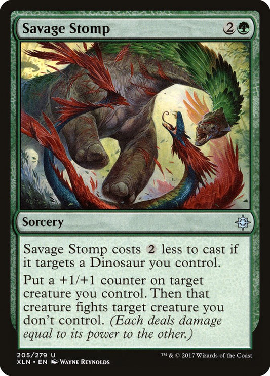 MTG Card Title: Savage Stomp XLN/205