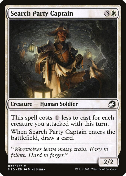 MTG Card Title: Search Party Captain MID/32