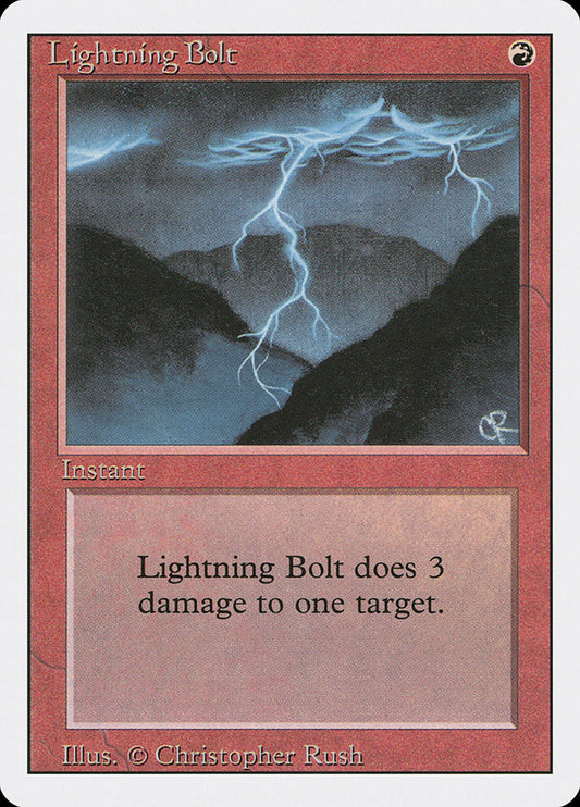 MTG Card Title: Lightning Bolt 3ED/162