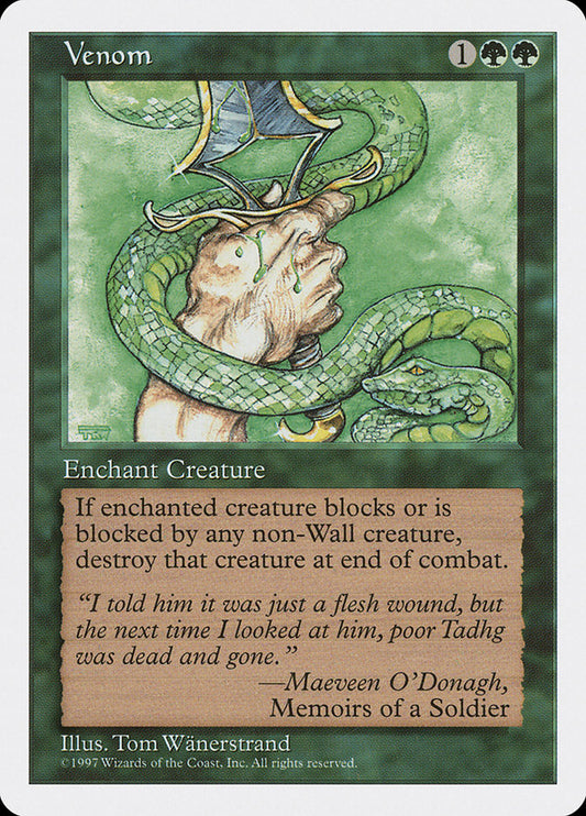 MTG Card Title: Venom 5ED/336