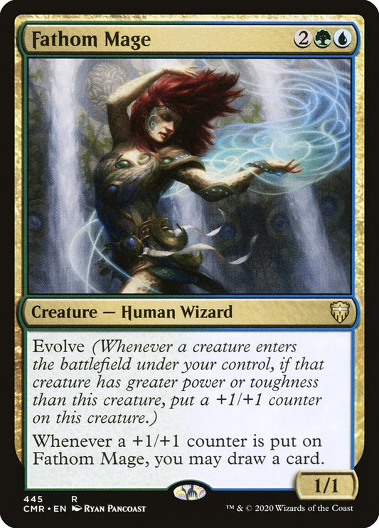 MTG Card Title: Fathom Mage CMR/445