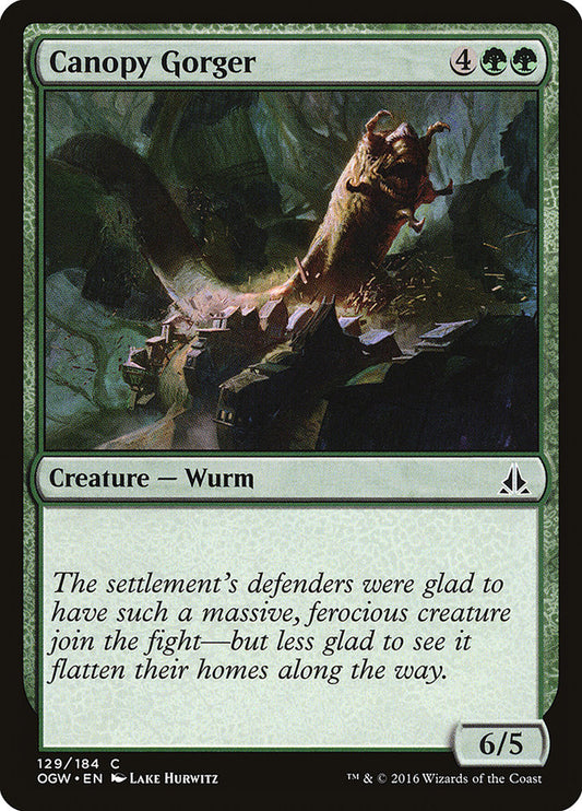 MTG Card Title: Canopy Gorger OGW/129