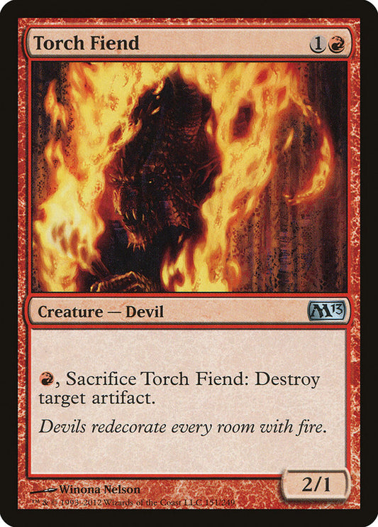 MTG Card Title: Torch Fiend M13/151