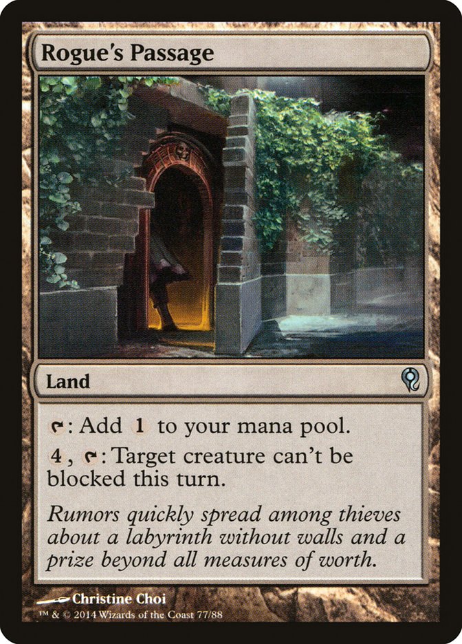 MTG Card Title: Rogue's Passage DDM/77