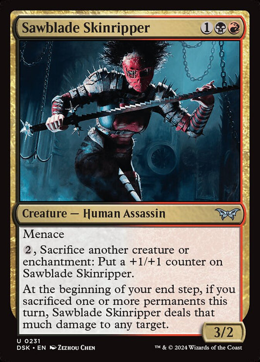 MTG Card Title: Sawblade Skinripper DSK/231