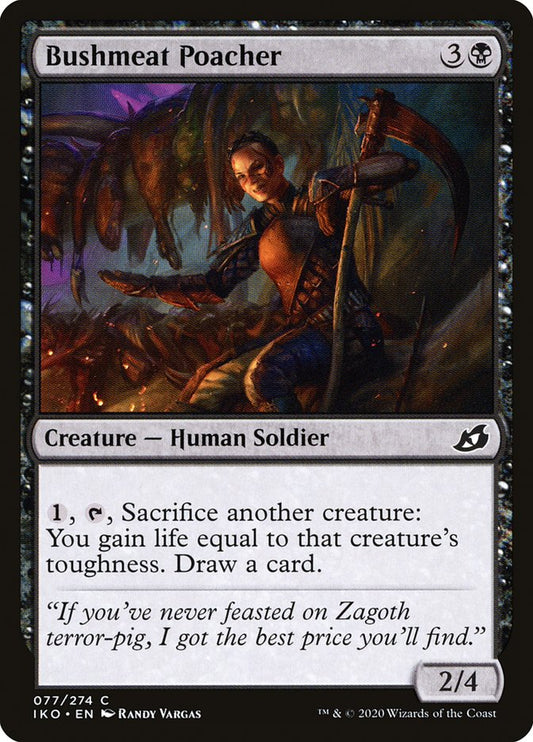 MTG Card Title: Bushmeat Poacher IKO/77