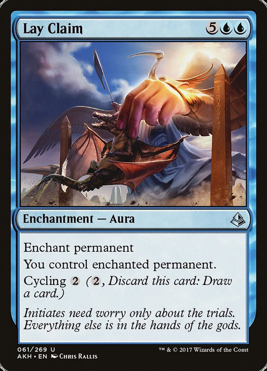 MTG Card Title: Lay Claim AKH/61