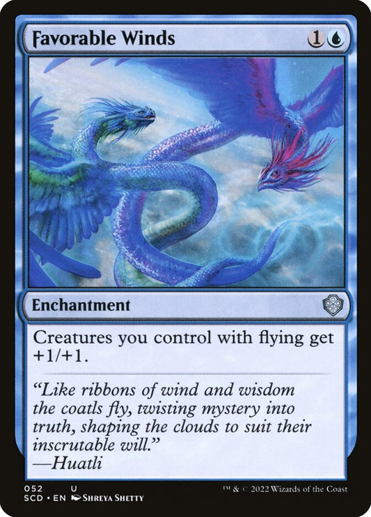 MTG Card Title: Favorable Winds SCD/52