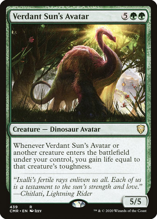 MTG Card Title: Verdant Sun's Avatar CMR/439