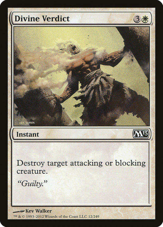 MTG Card Title: Divine Verdict M13/12