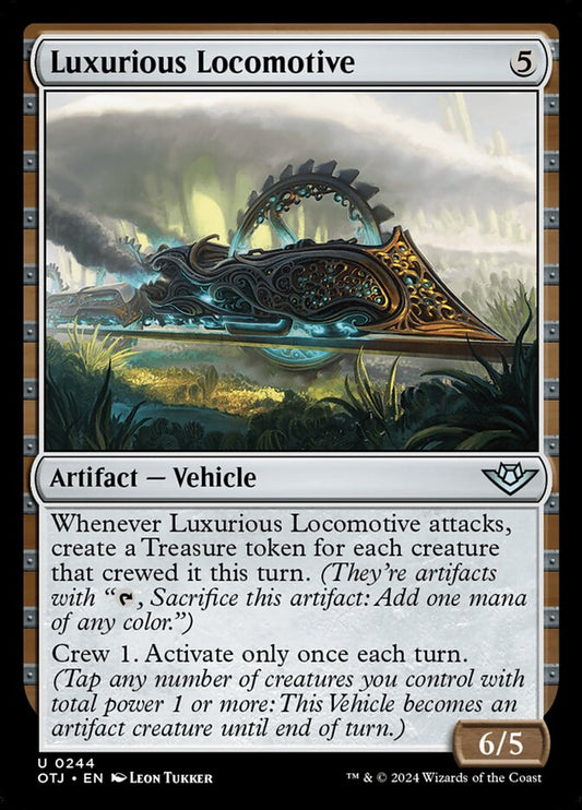 MTG Card Title: Luxurious Locomotive OTJ/244