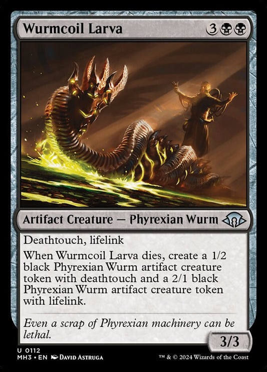 MTG Card Title: Wurmcoil Larva MH3/112