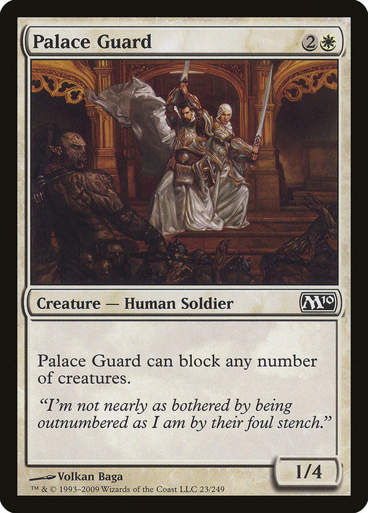 MTG Card Title: Palace Guard M10/23