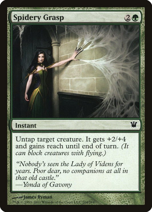 MTG Card Title: Spidery Grasp ISD/204