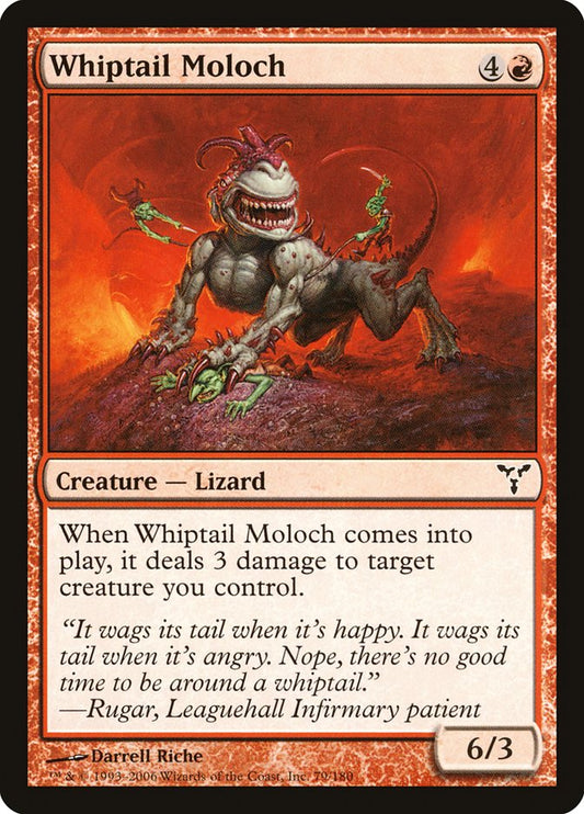MTG Card Title: Whiptail Moloch DIS/79
