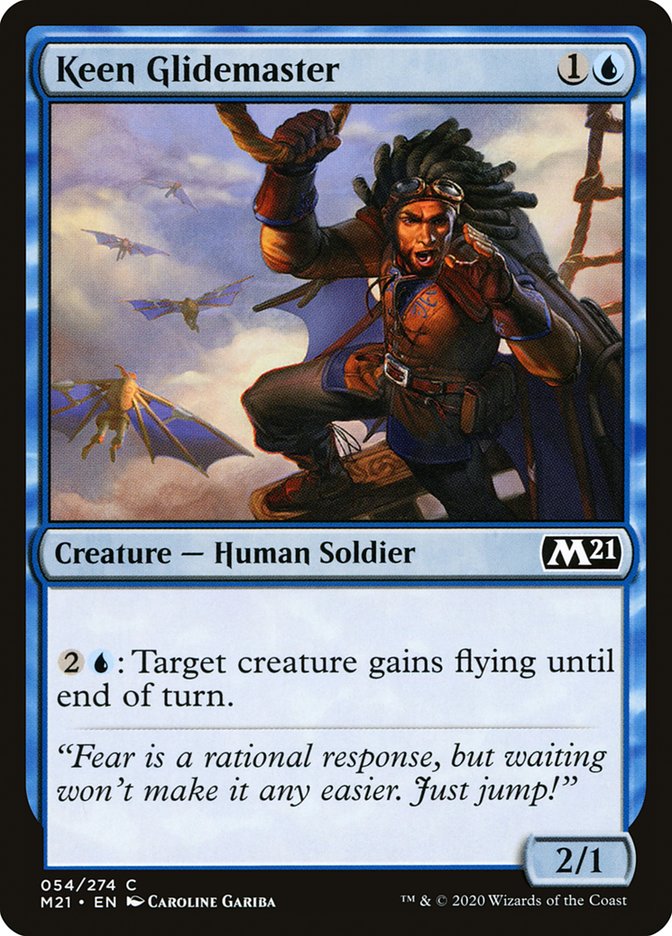 MTG Card Title: Keen Glidemaster M21/54
