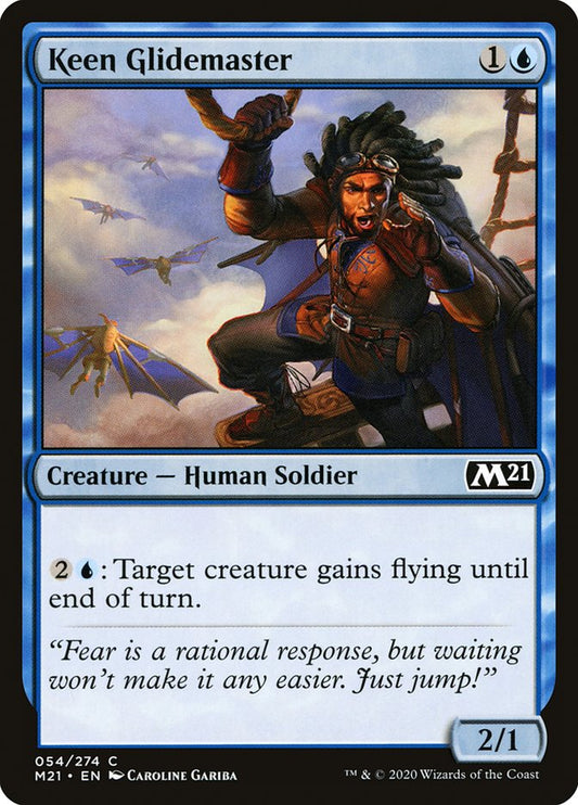 MTG Card Title: Keen Glidemaster M21/54