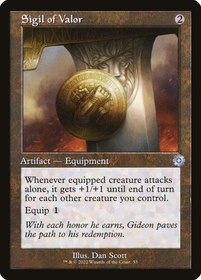 MTG Card Title: Sigil of Valor BRR/53