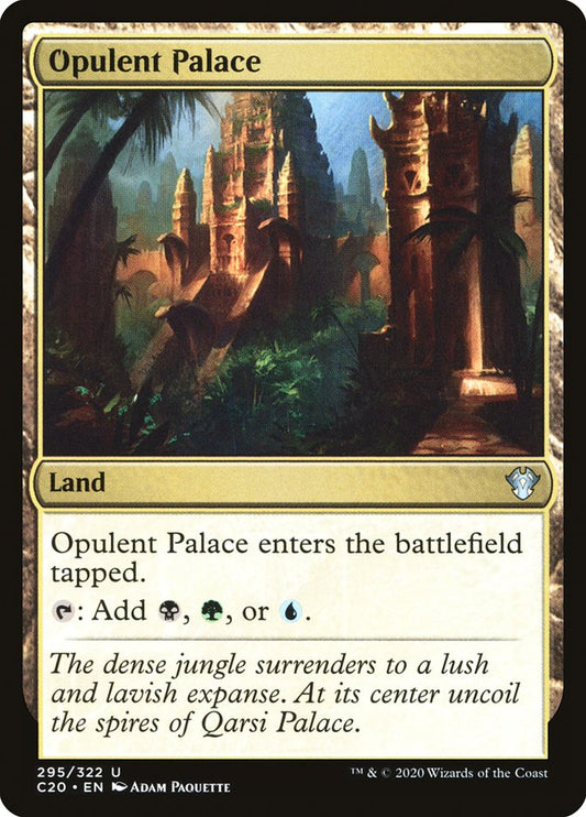 MTG Card Title: Opulent Palace C20/295