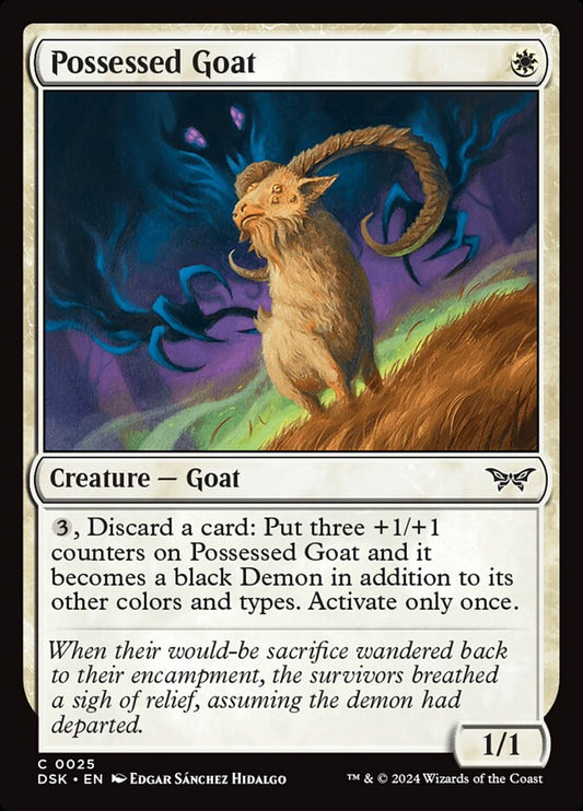 MTG Card Title: Possessed Goat DSK/25