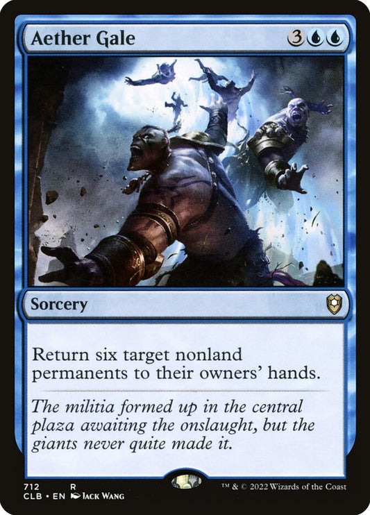 MTG Card Title: Aether Gale CLB/712