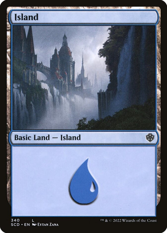 MTG Card Title: Island SCD/340