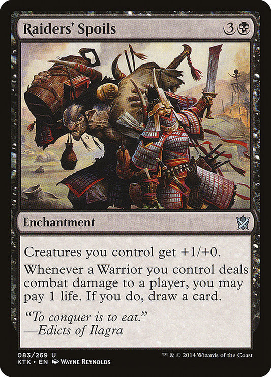 MTG Card Title: Raiders' Spoils KTK/83