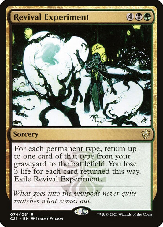 MTG Card Title: Revival Experiment C21/74