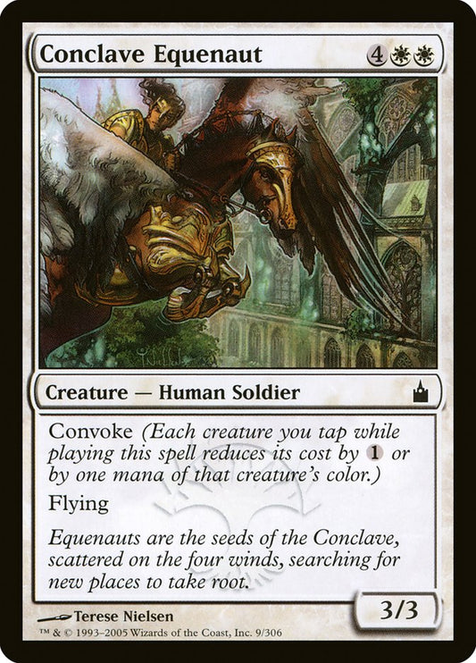 MTG Card Title: Conclave Equenaut RAV/9