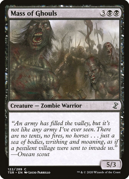 MTG Card Title: Mass of Ghouls TSR/122