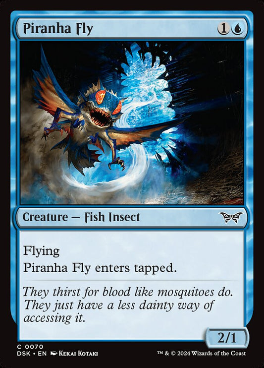 MTG Card Title: Piranha Fly DSK/70