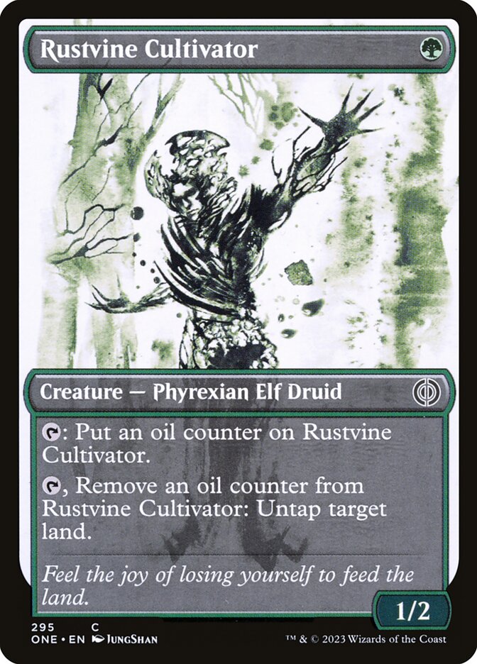 MTG Card Title: Rustvine Cultivator ONE/295