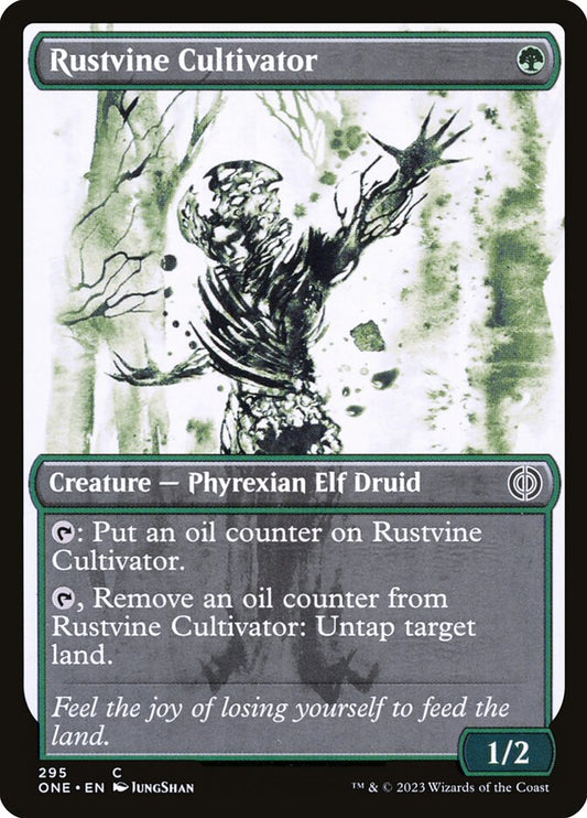 MTG Card Title: Rustvine Cultivator ONE/295