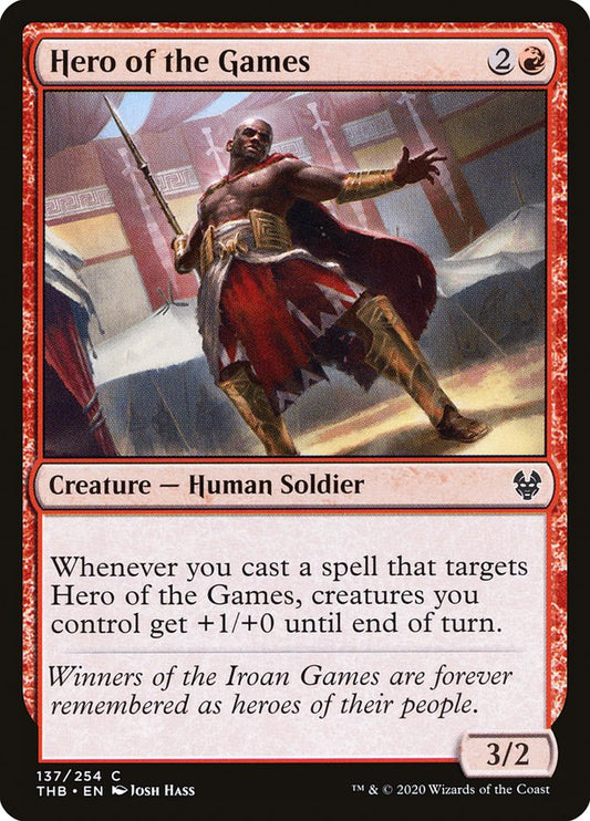 MTG Card Title: Hero of the Games THB/137