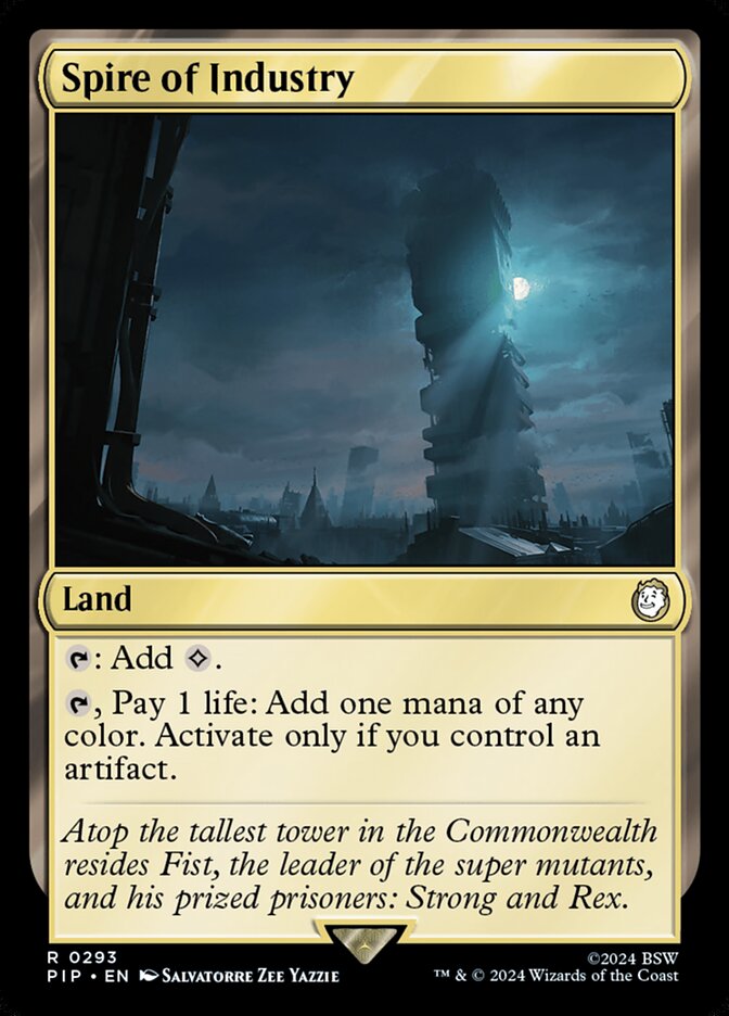 MTG Card Title: Spire of Industry PIP/293