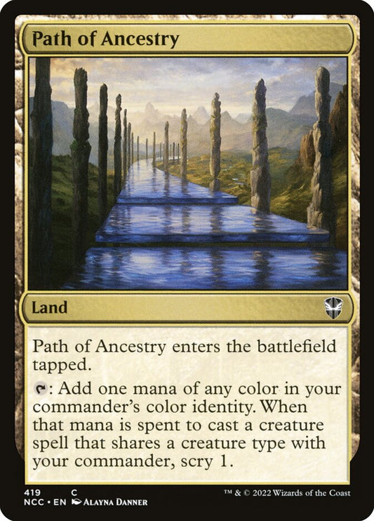 MTG Card Title: Path of Ancestry NCC/419