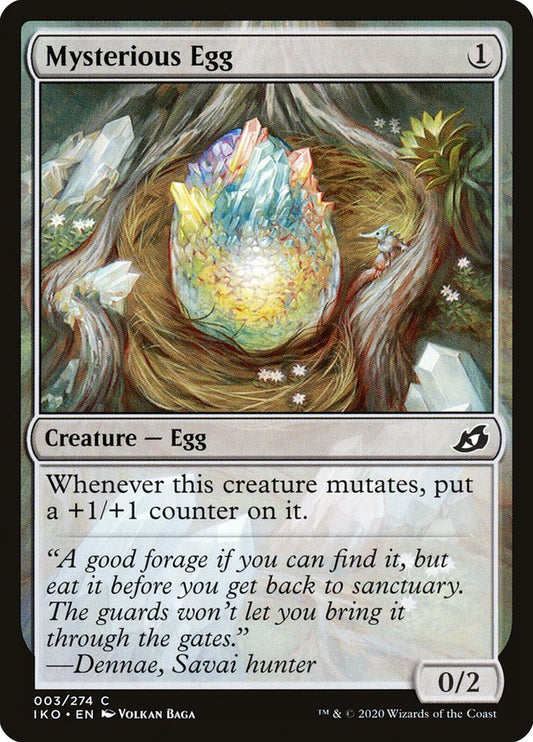MTG Card Title: Mysterious Egg IKO/3