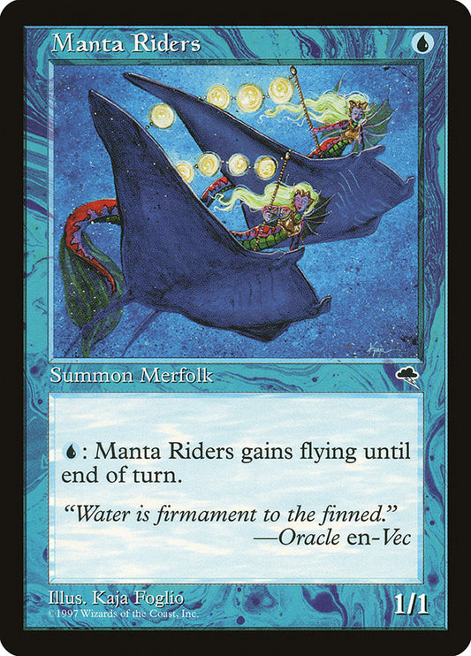 MTG Card Title: Manta Riders TMP/74